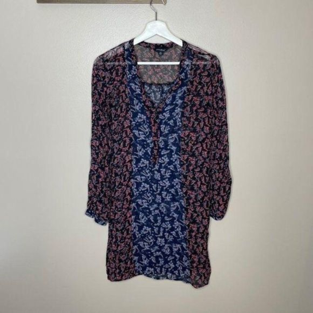 Lucky Brand Sheer‎ Floral Dress